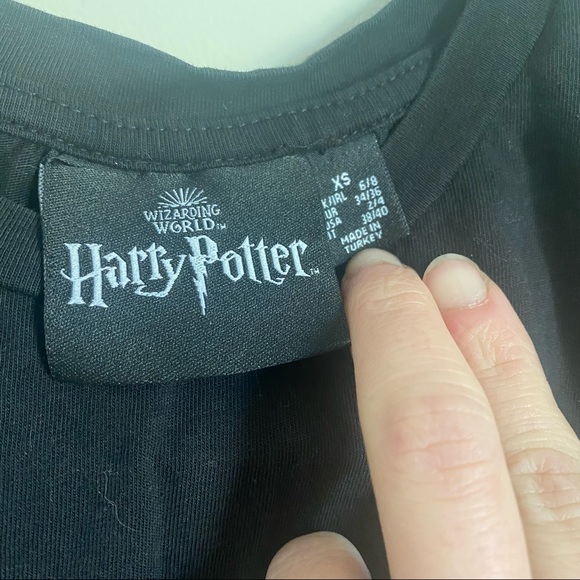 Harry Potter graphic tee Facetime black Juniors Size XS (2/4) - Picture 3 of 4